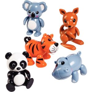 Lot de 5 animaux du monde TOLO