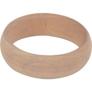 Lot de 5 bracelets en bois diamètre 7 cm
