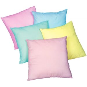 Lot de 5 coussins pastel