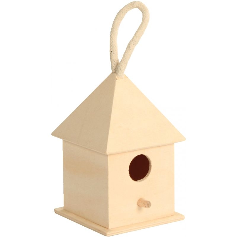 Lot de 5 nichoirs à oiseaux en bois