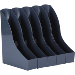 Lot de 5 portes-revues Varicolor anthracite