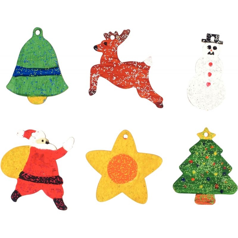 Lot de 54 petites décorations de Noël assorties