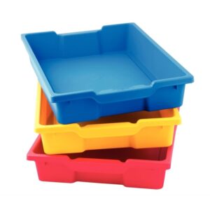 Lot de 6 bacs en plastique petits modèles