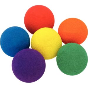 Lot de 6 balles non rebondissantes