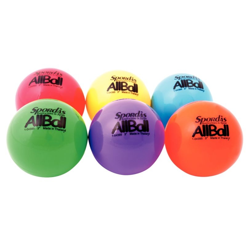 Lot de 6 balles PVC