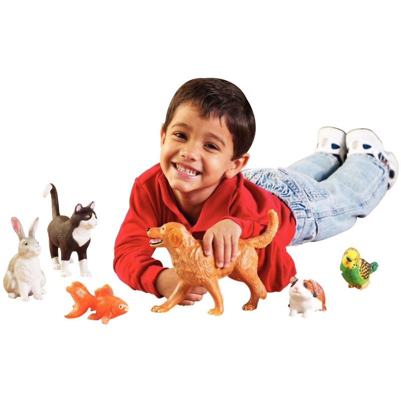 Lot de 6 Jumbo animaux domestiques