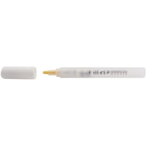 Lot de 6 marqueurs vides rechargeables pour encres et peintures liquides pointe ogive 4 mm