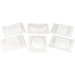 Lot de 6 mini moules pour savon formes anciennes