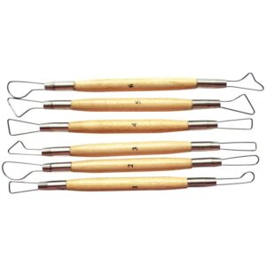 Lot de 6 mirettes à fil rond assorties