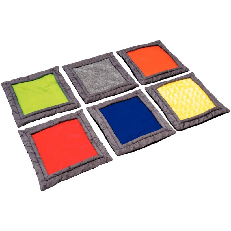 Lot de 6 tissus tactiles