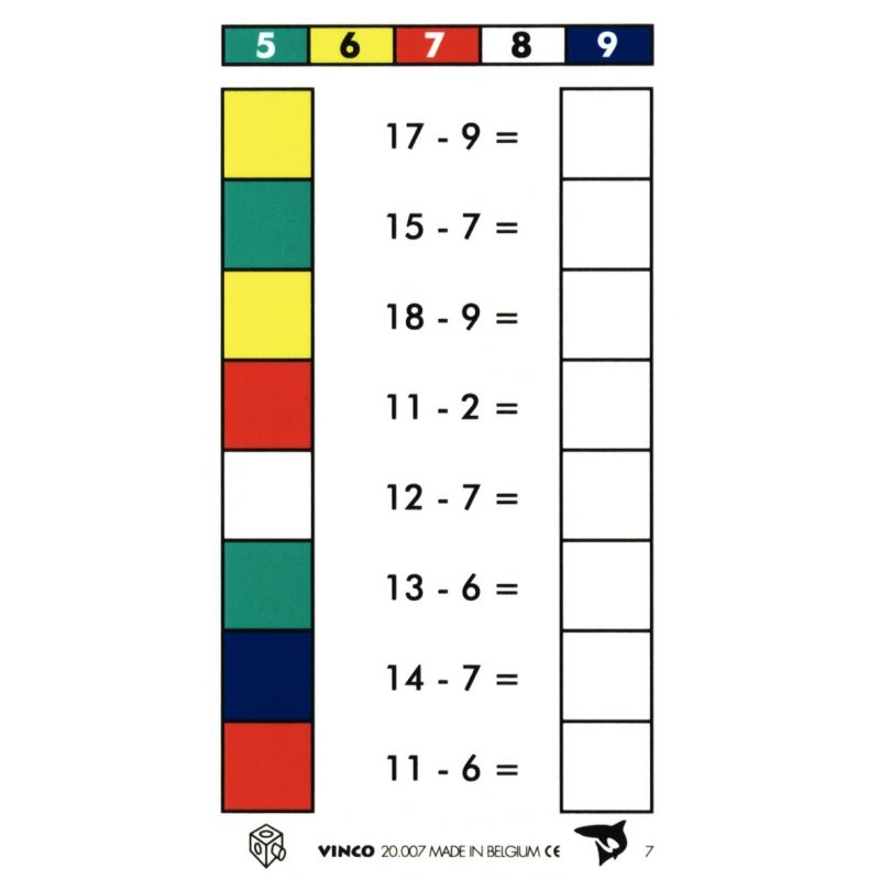 Lot de 6×5 Fiches d’Exercices – Niveau1