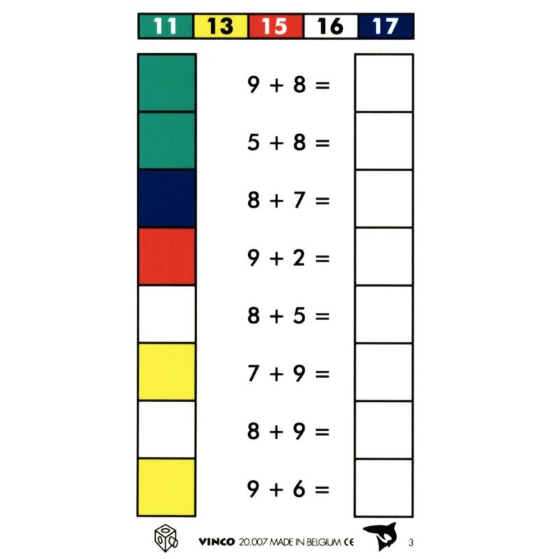 Lot de 6×5 Fiches d’Exercices – Niveau1