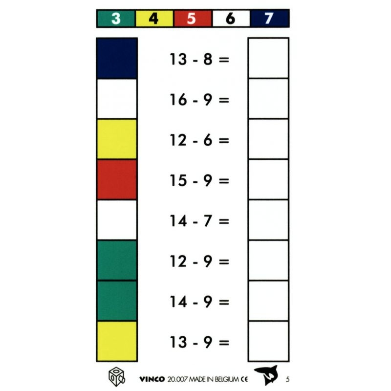 Lot de 6×5 Fiches d’Exercices – Niveau1