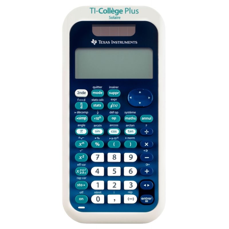 Calculatrice scientifique Texas Instrument TI-collège solaire