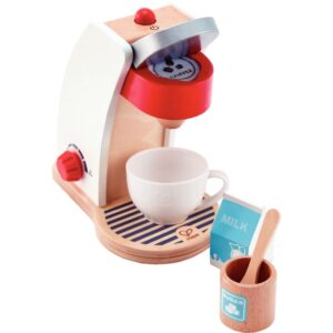 Machine à expresso en bois blanc + accessoires