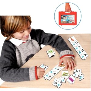 Malette formation de mots avec 32 fiches, 88 lettres et 1CD