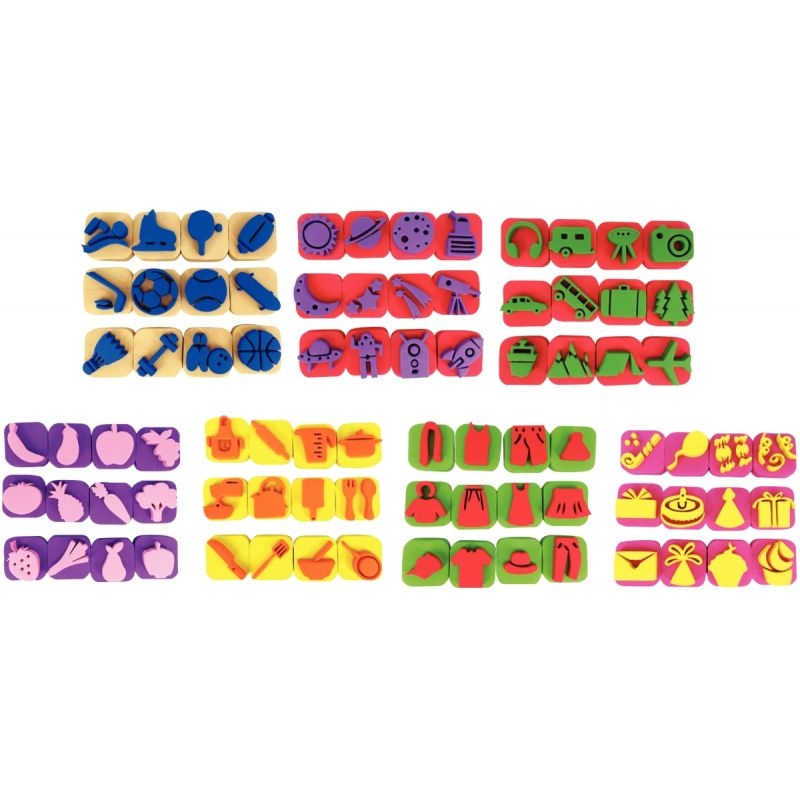 Maxi pack de 84 mini tampons 3.5cm MilBulles