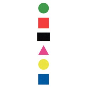 Maxi pochette de 4170 gommettes géométriques adhésives couleurs vives