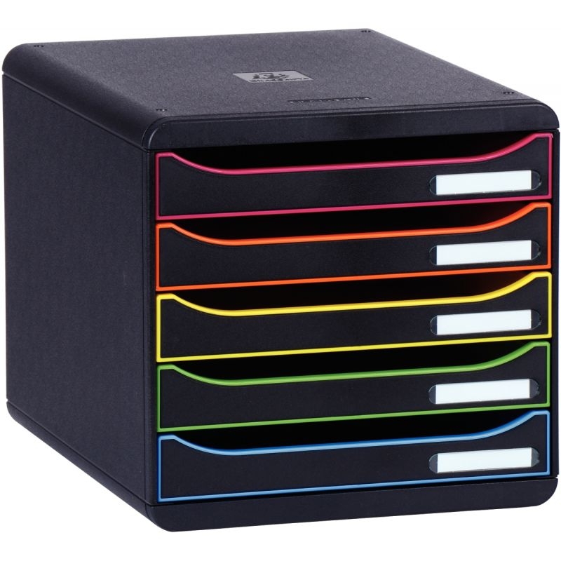 Module 5 tiroirs BIGBOX PLUS arlequin/noir