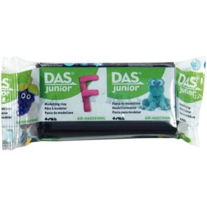 Pack de 10 pains de 100 grammes de pâte à modeler colorée DAS JUNIOR couleurs assorties