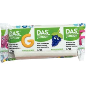 Pack de 10 pains de 100 grammes de pâte à modeler colorée DAS JUNIOR couleurs assorties