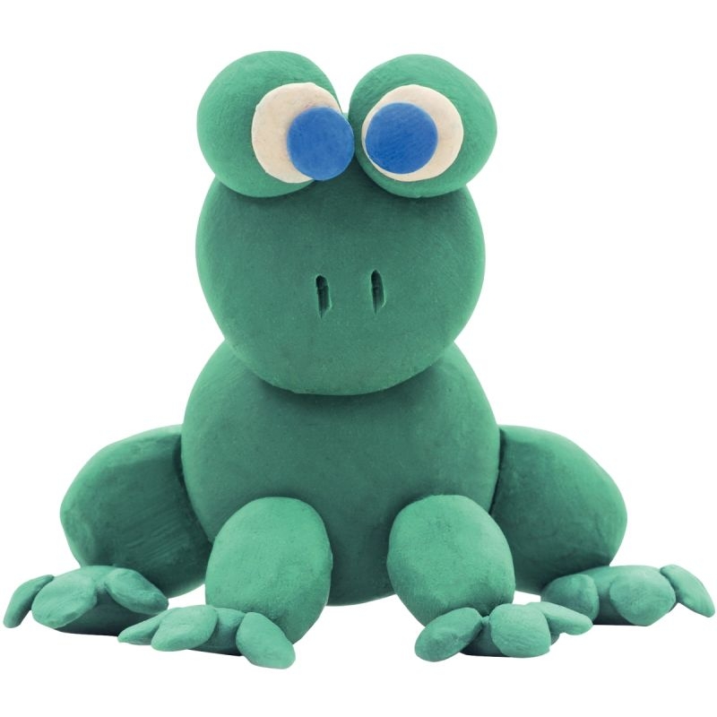 Pack de 10 pains de 100 grammes de pâte à modeler colorée DAS JUNIOR couleurs assorties