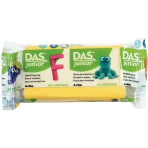 Pack de 10 pains de 100 grammes de pâte à modeler colorée DAS JUNIOR couleurs assorties