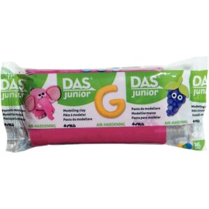 Pack de 10 pains de 100 grammes de pâte à modeler colorée DAS JUNIOR couleurs assorties