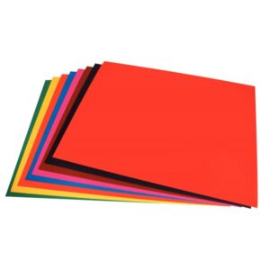 Paquet 25 feuilles CARTA 210g 50×70 cm couleurs assorties