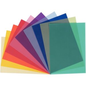 Paquet de 10 feuilles calque A4 couleurs assorties