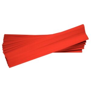 Paquet de 10 feuilles crépon ordinaire 200×50 cm rouge