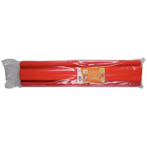 Paquet de 10 feuilles crépon ordinaire 200×50 cm rouge