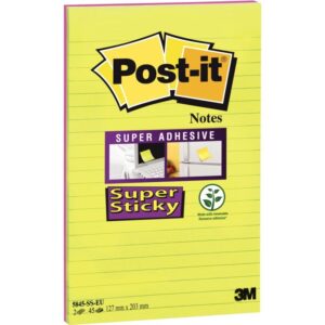 Paquet de 2 blocs notes Super Sticky de 45 feuilles