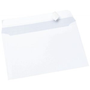 Paquet de 25 enveloppes de visite blanches