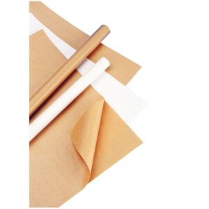 Paquet de 25 feuilles 100×70 cm papier Kraft Brun 60 g