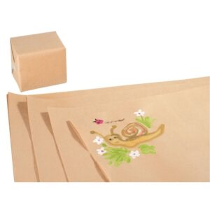 Paquet de 25 feuilles 100×70 cm papier Kraft Brun 60 g