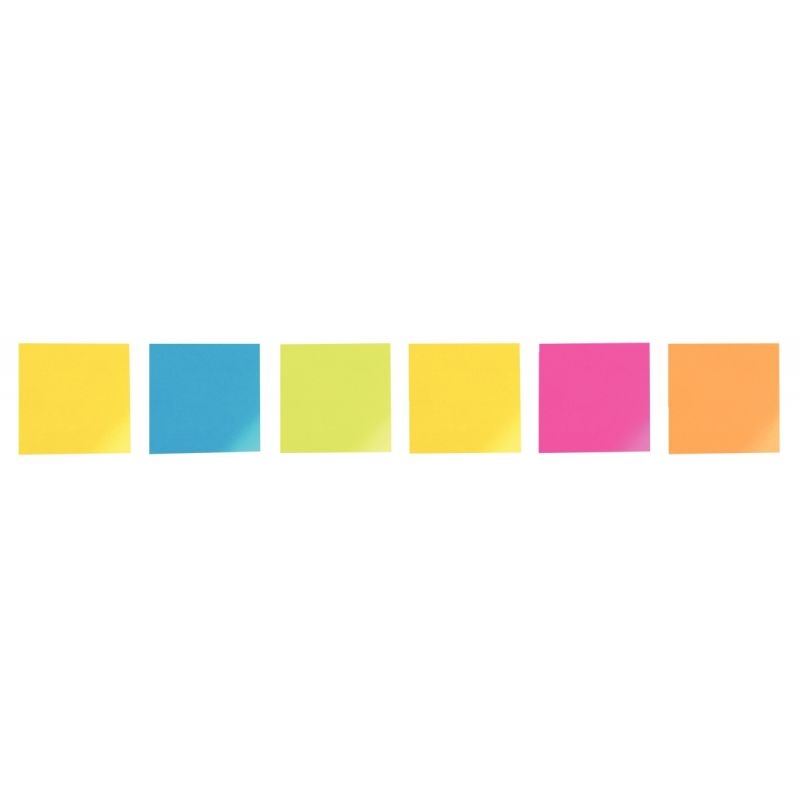 Paquet de 6 blocs de 90 feuilles Super Sticky post-it