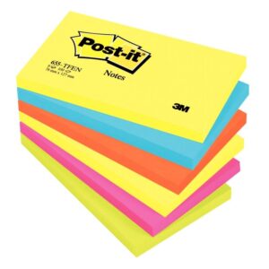 Paquet de 6 blocs notes de 100 feuilles Post-it énergie