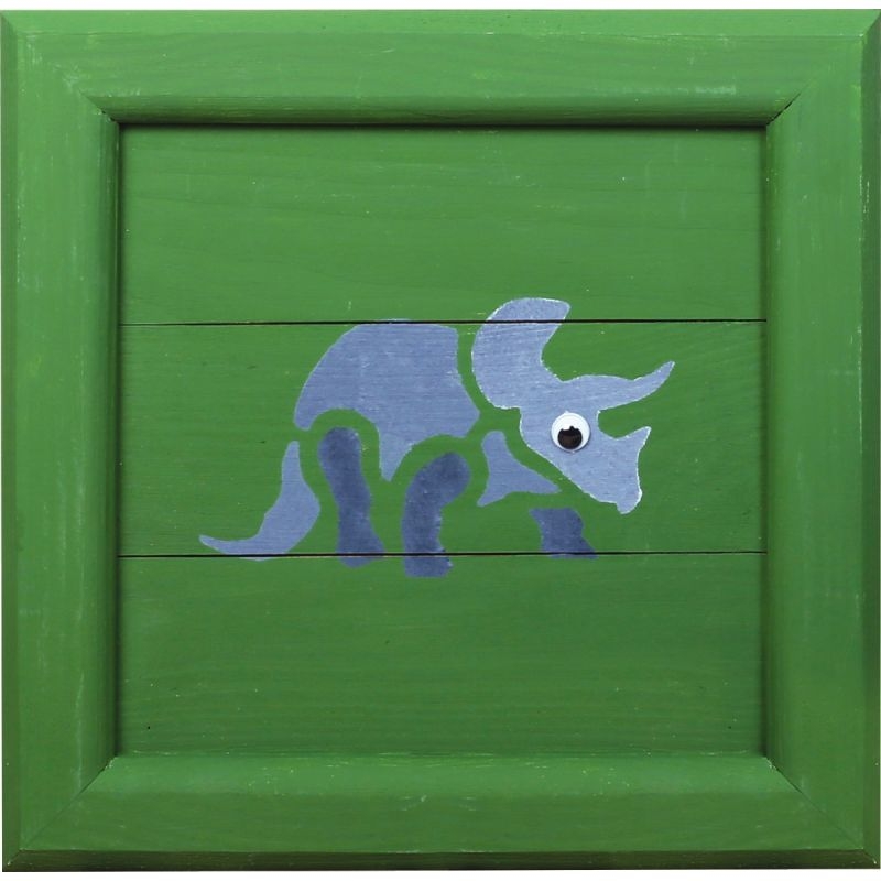 Paquet de 6 pochoirs en plastique thème dinosaure