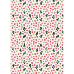 Paquet de 96 feuilles de papier motifs Noël 170 grammes 21 x 29,7 cm