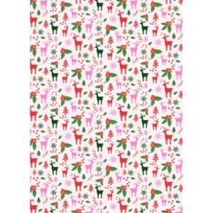 Paquet de 96 feuilles de papier motifs Noël 170 grammes 21 x 29,7 cm