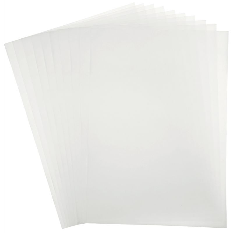 Pochette de 10 feuilles papier calque uni, 90 g 29,7×42 cm
