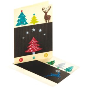 Pochette de 255 stickers scintillants thème Noël