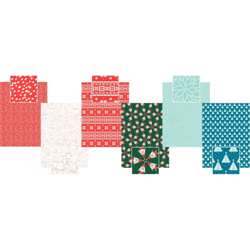 Pochette de 30 feuilles pour Decopatch motifs Noël