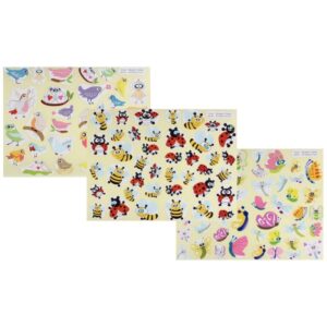 Pochette de 864 gommettes formes petites bêtes