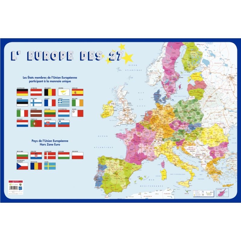 Poster PVC 76×52 l’Europe des 27