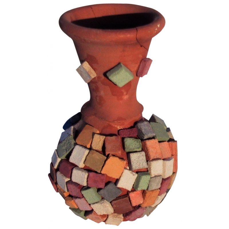 Pot de 1kg de mini mosaïques antiques, 5×5 mm