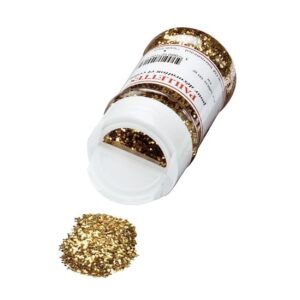 Pot de 60 g de paillettes scintillantes or