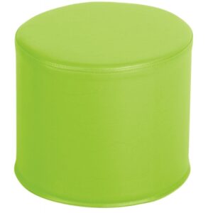 Pouf rond PVC vert