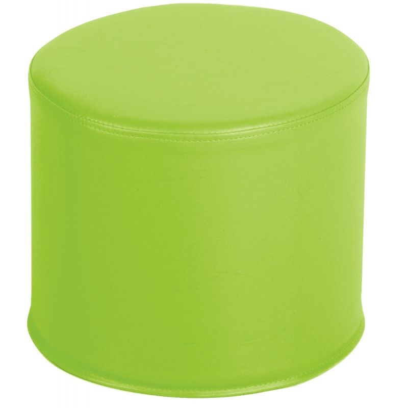 Pouf rond PVC vert